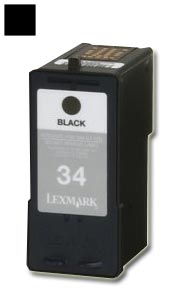 Black Inkjet Cartridge compatible with the Lexmark (Lexmark#34) 18C0034