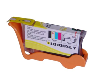 High CapacityYellow   Ink Cartridge compatible with the Lexmark (#100Y XL) 14N1071