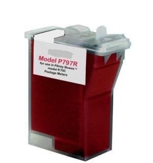 Red Inkjet Cartridge compatible with the Pitney Bowes 797-0
