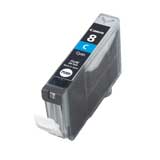 Cyan Inkjet Cartridge compatible with the Canon (CLI-8C/ Canon8) 0621B002