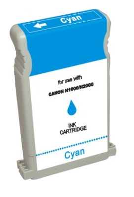 Cyan Large Format Inkjet Cartridge compatible with the Canon BCI1201C
