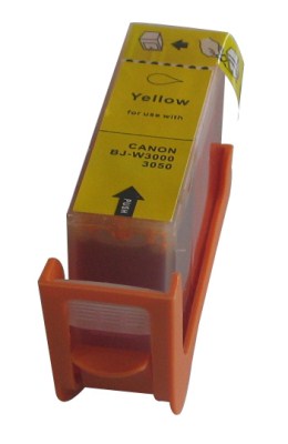 Yellow Inkjet Cartridge compatible with the Canon BCI1001Y