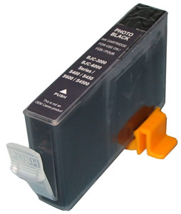 Photo Black Inkjet Cartridge compatible with the Canon (BCI-3ePB) 4485A003AA