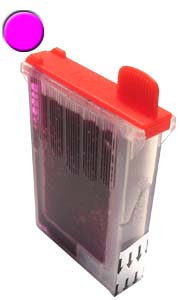 Magenta Inkjet Cartridge compatible with the Brother LC04M