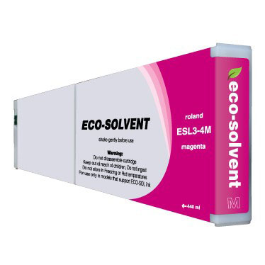 Magenta Eco Sol-Max Ink compatible with the Roland ESL3-4MA