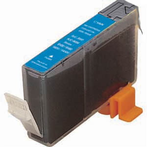 Cyan Inkjet Cartridge compatible with the Canon (BCI-3eC) 4480A003AA