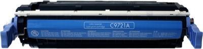 Cyan Toner Cartridge compatible with the HP C9721A