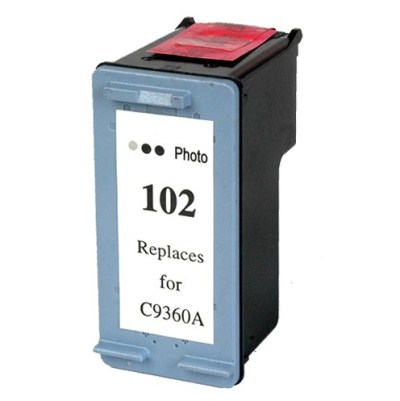 Grey  Inkjet Cartridge compatible with the HP (HP 102) C9360AN
