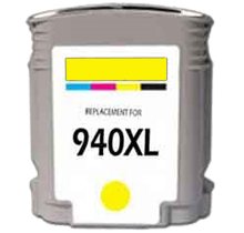 Yellow Inkjet Cartridge compatible with the HP (HP 940XL) C4909AN (1400 page yield)