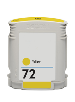 Yellow Inkjet Cartridge compatible with the HP (HP 72) C9400A