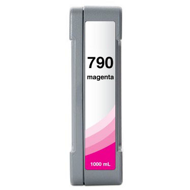 Magenta   Low Solvent Inkjet Cartridge compatible with the HP (HP 790) CB273A