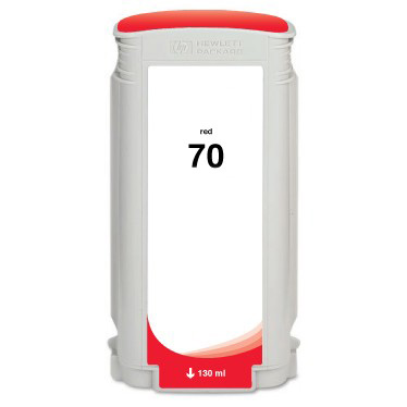 Red Pigment Inkjet Cartridge compatible with the HP (HP 70) C9456A