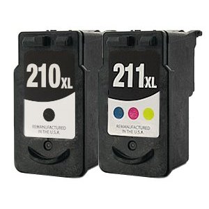Cyan,Magenta,Yellow Inkjet Cartridge compatible with the Canon CLI-211XL