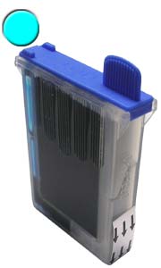 Cyan Inkjet Cartridge compatible with the Brother LC04C