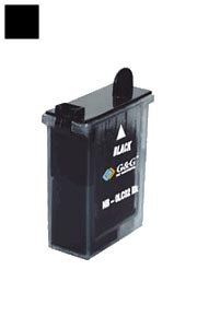 Black Inkjet Cartridge compatible with the Brother LC02BK