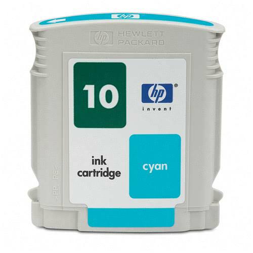 Cyan Inkjet Cartridge compatible with the HP (HP10) C4841A