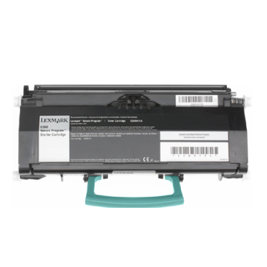 Black  Toner Cartridge compatible with the Lexmark  E460X11A