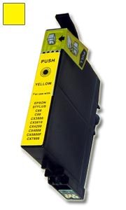 Yellow Inkjet Cartridge compatible with the Epson T060420