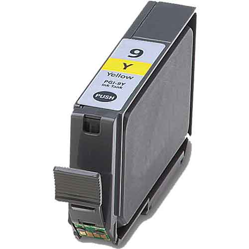 Yellow Inkjet Cartridge compatible with the Canon (PGI-9Y) 1037B002
