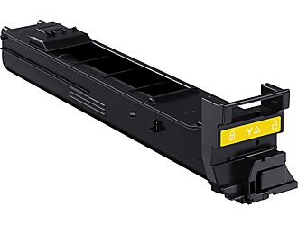 Yellow Toner Cartridge compatible with the Konica Minolta A0DK232