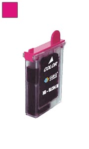 Magenta Inkjet Cartridge compatible with the Brother LC02M