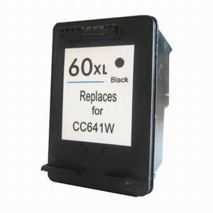 High Capacity Black Inkjet Cartridge compatible with the HP (HP 60XL) CC641WN