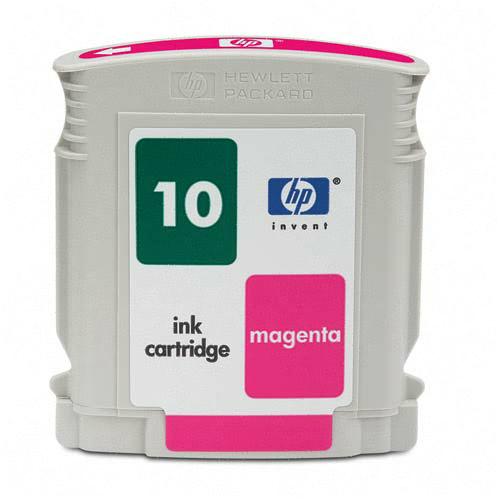 Magenta Inkjet Cartridge compatible with the HP (HP10) C4843A