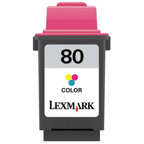 TriColor Inkjet Cartridge compatible with the Lexmark (Lexmark#80) 12A1980