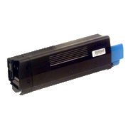 Black Laser/Fax Toner compatible with the Okidata (TypeC6) 43034804