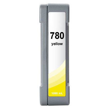 Yellow   Low Solvent Inkjet Cartridge compatible with the HP (HP 780) CB288A