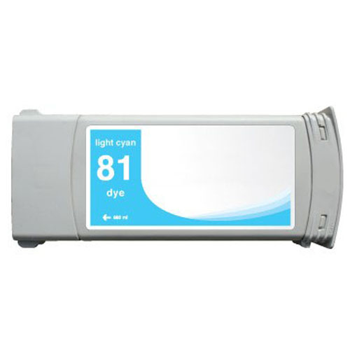 Light Cyan Inkjet Cartridge compatible with the HP (HP81) C4934A