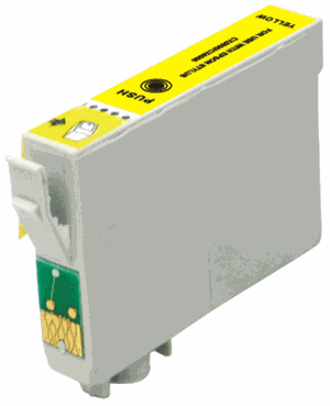 Yellow Inkjet Cartridge compatible with the Epson T126420